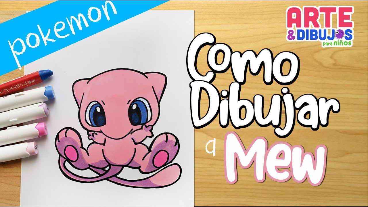Como dibujar a MEW | Pokemon