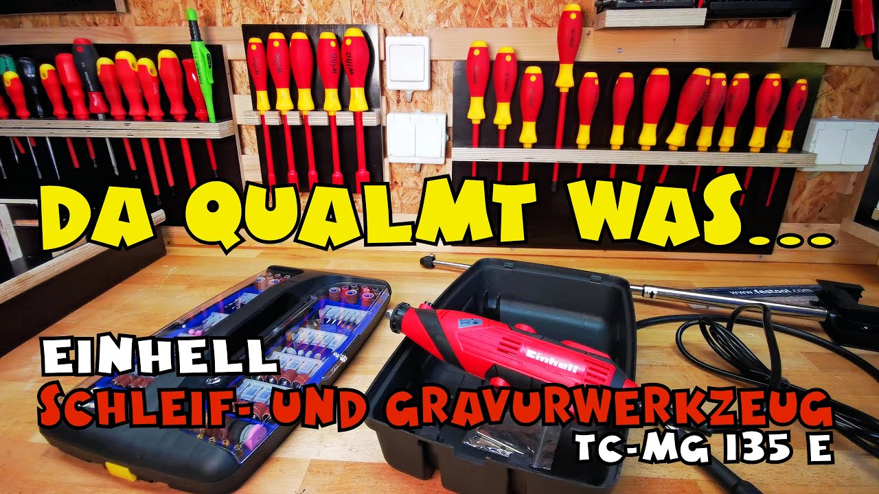 Ausprobiert: Einhell Schleif- und Gravurwerkzeug TC-MG 135 E