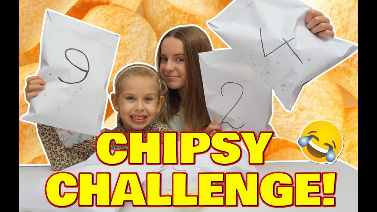 CHIPSY CHALLENGE! z młodszą siostrą 🤣  Przegrana = Wyzwanie
