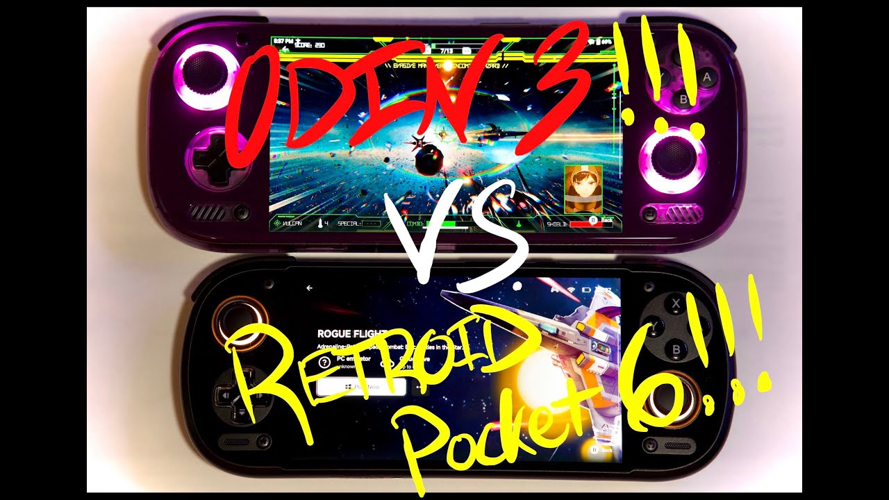 Odin 3 vs Retroid Pocket 6 Shootout in GameHub!!!!!!