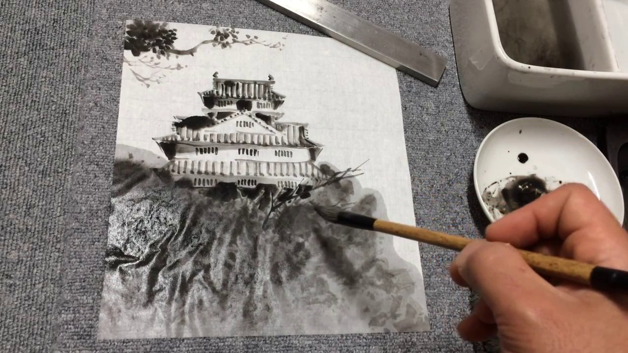 ⭐️すみする動画⭐️００８「岐阜城を描く」