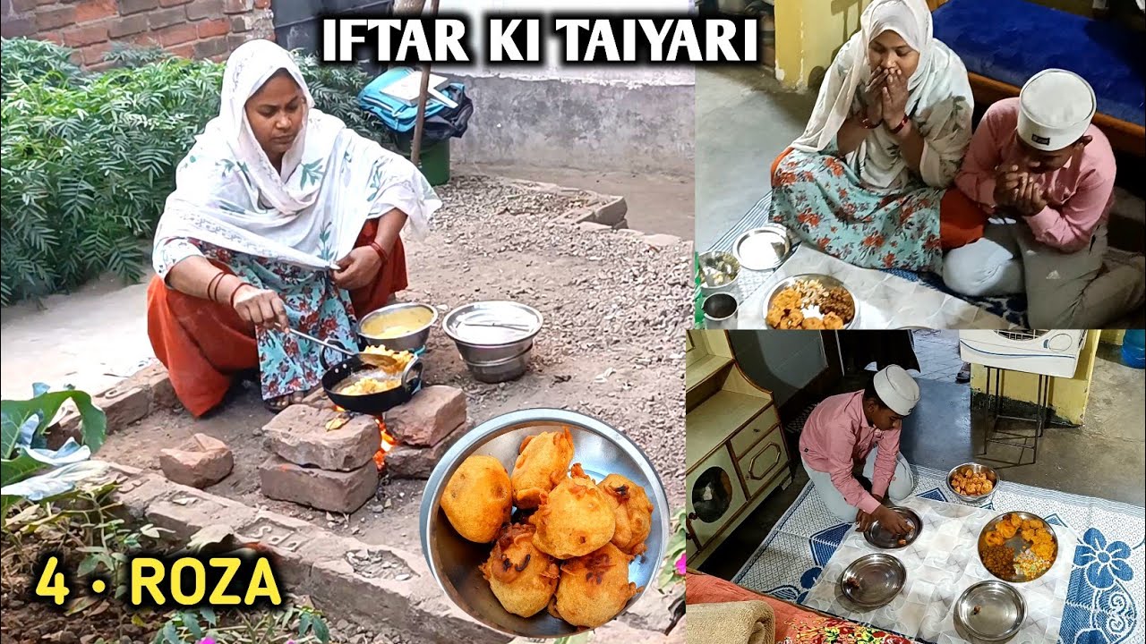 Iftar Ki Taiyari || 4 Roza Me Banae Anda Chop