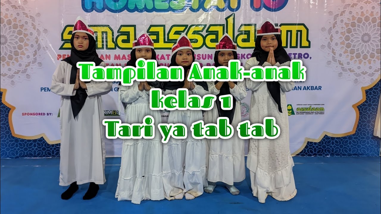 Tari ya tab tab (Anak-anak kelas 1) 
