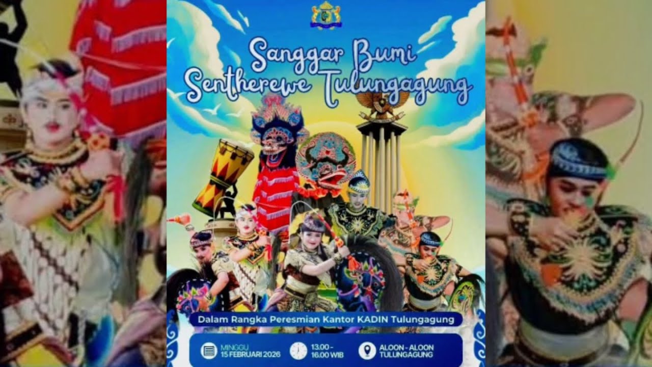 #Live Jaranan Tulungagung Di alon alon Tulungagung SANGGAR BUMI SENTHERE