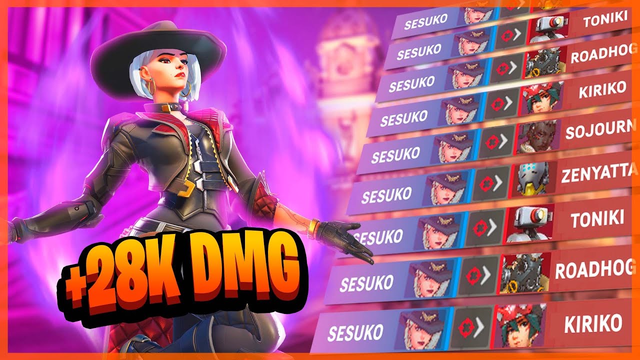 HE VUELTO: AS&Iacute; SE VEN 4000 HORAS DE ASHE EN OVERWATCH 2 || Sesuko Gameplays