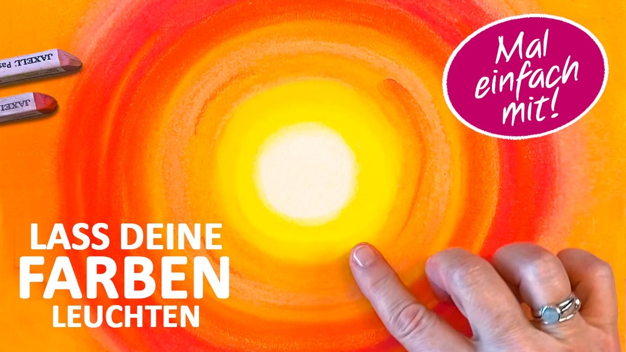 Mal’ einfach mit: So bringst du deine Farben zum Leuchten (Tutorial) ǀ Pastellkreide malen