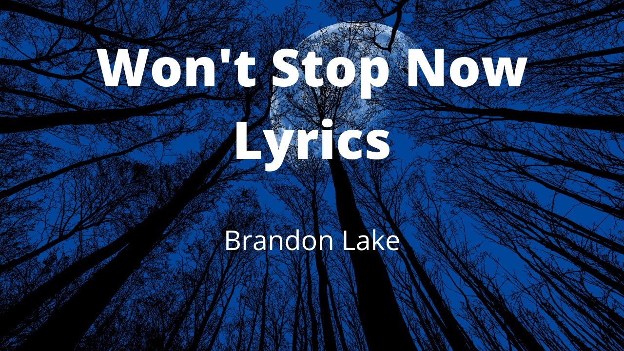 Won't Stop Now Lyrics | By Elevation Worship Ft. Brandon Lake