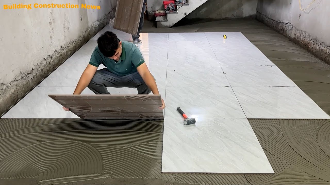 Basement Floor Tile Installation Skills — Clean Lines, Perfect Fit, Great Results