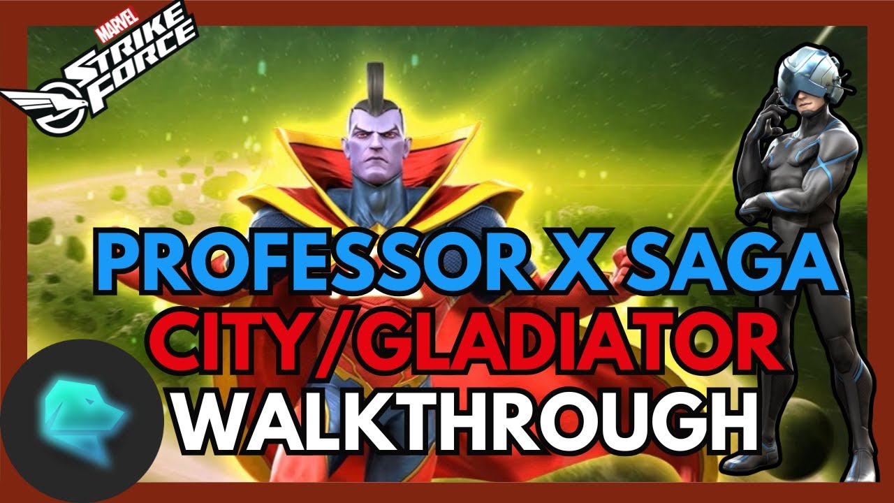 Professor X Saga - City Walkthrough | Marvel Strike Force | MSF