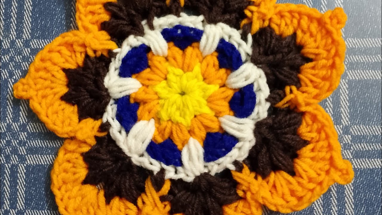 Advance level crochet 🌻 crochet tutorial 