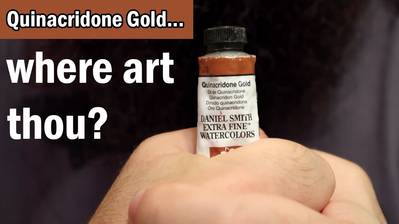 DISCONTINUED? | Daniel Smith Quinacridone Gold PO49 Survival Guide