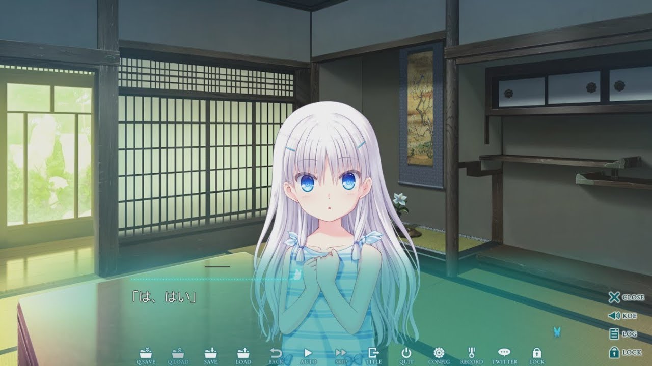 Summer Pockets　Pocketルートスタート　幼少期のしろは登場！