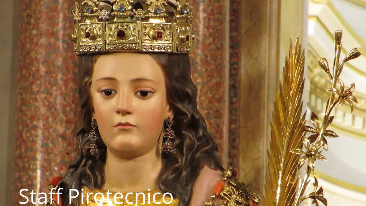 Solenne Chiusura dell'Artistico Simulacro di Santa Lucia 2013 Patrona di Belpasso nella sua Cappella