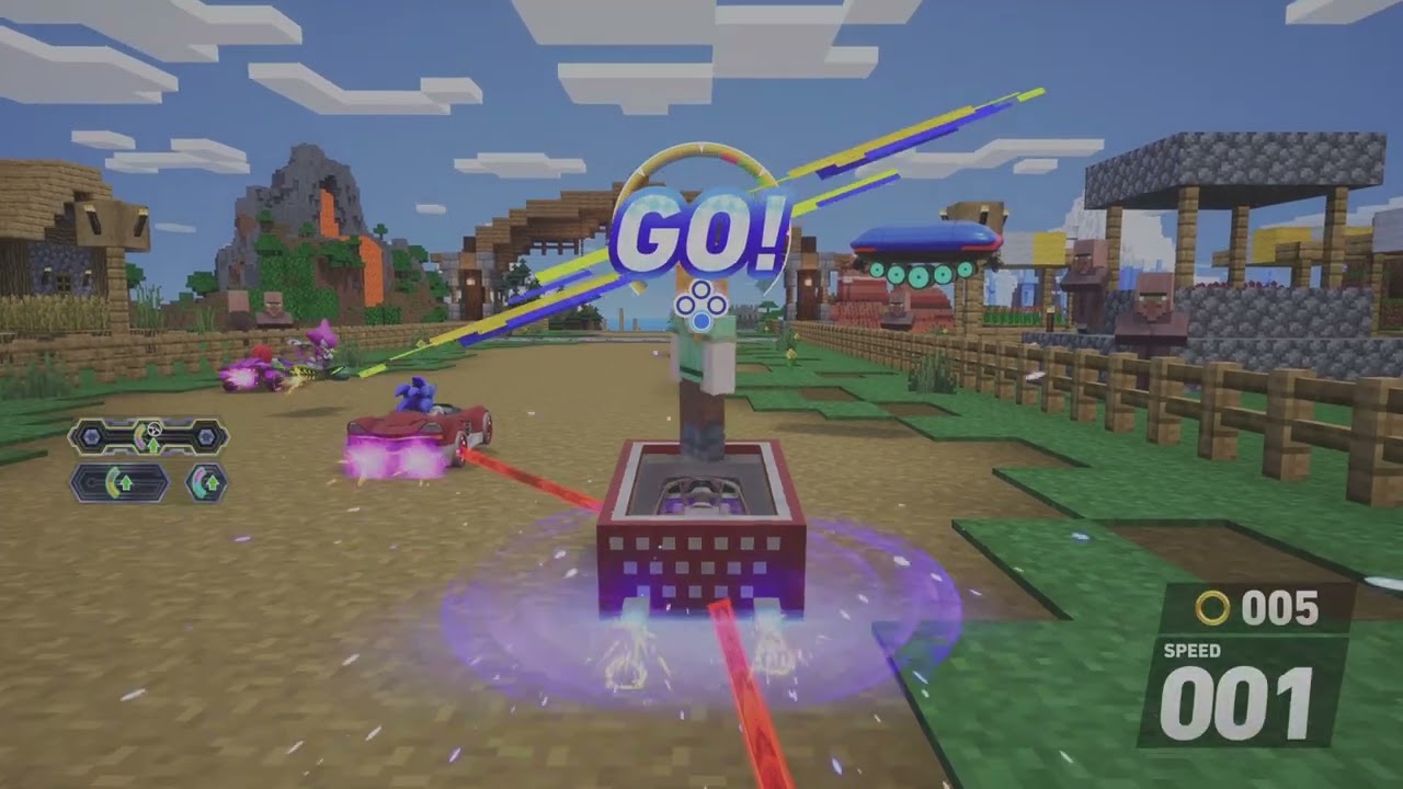 Sonic Racing CrossWorlds: Minecraft Festival 1 hour Gameplay
