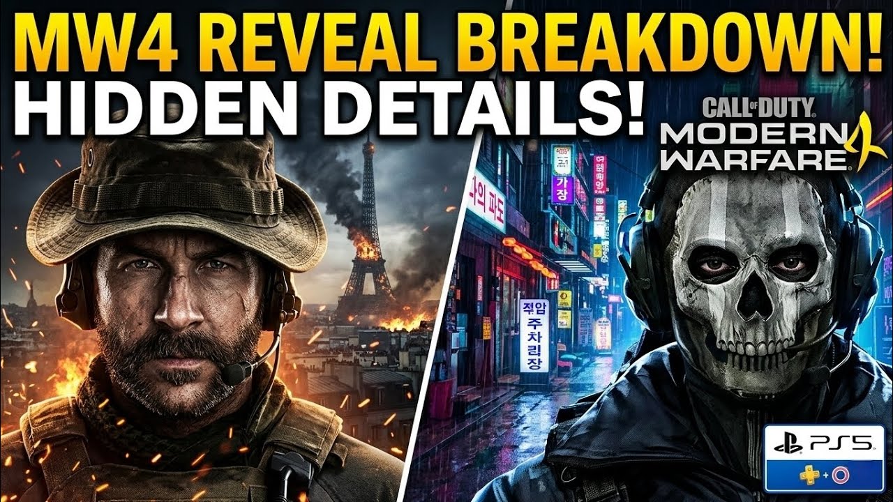 MW4 Official Trailer Analysis | Ghost and Price Return for Warfare Without Limits!