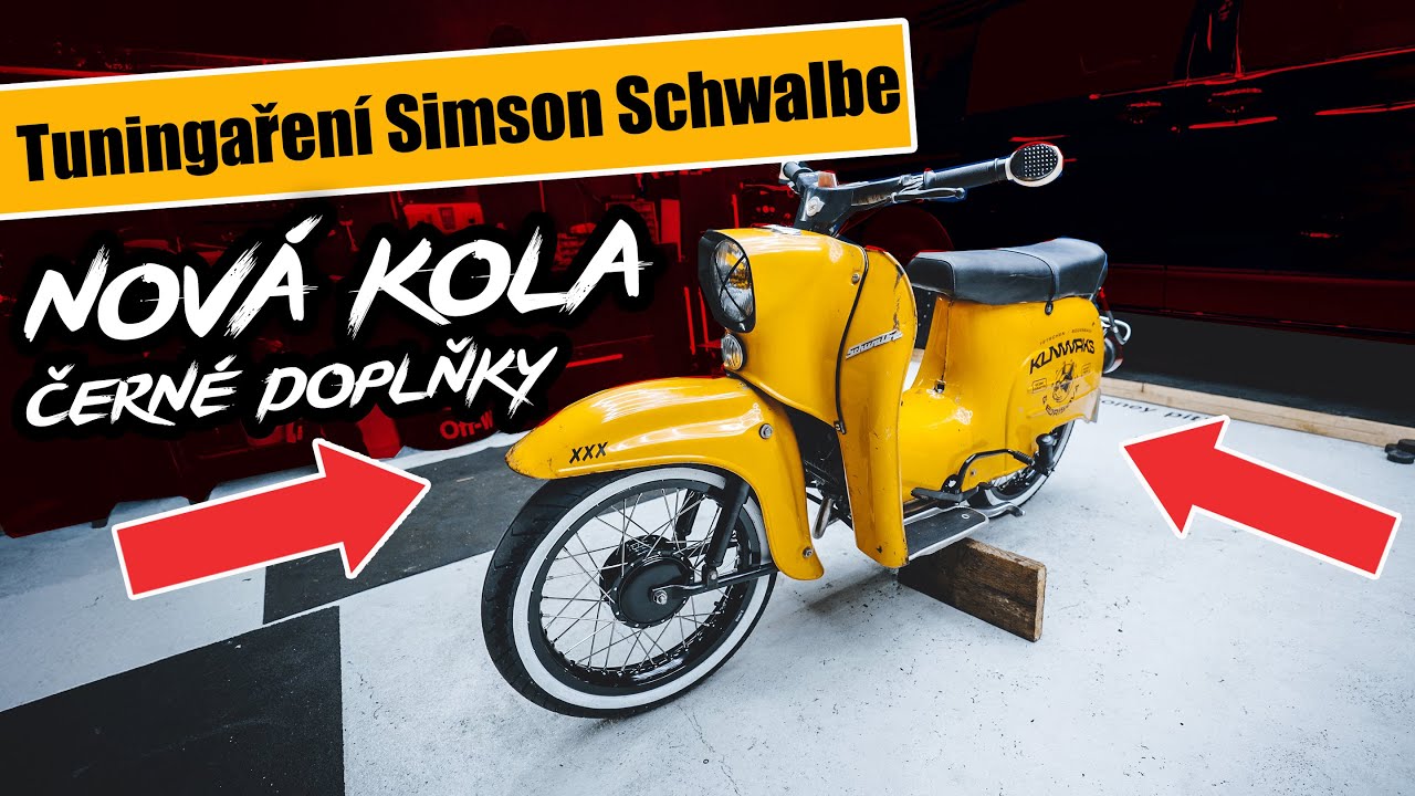 Zbastlení Simsona Schwalbe | Snížení, širší ráfky a černé doplňky