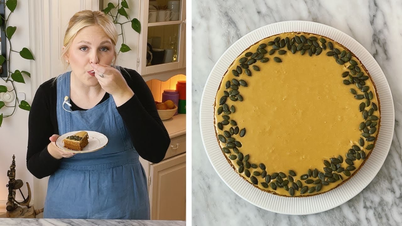 PUMPKIN CAKE  with BROWN SUGAR GLAZE