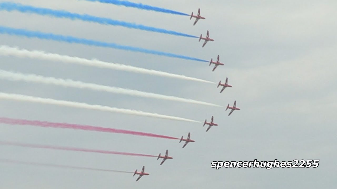 RAF Red Arrows Chicago Air & Water Show 2019