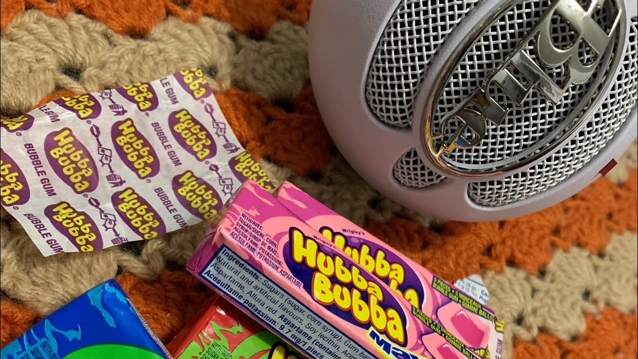 ASMR Gum Taste Test EP.2 - Hubba Bubba Strawberry Watermelon (Requested by Holliefisher)
