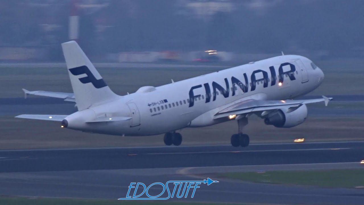 Finnair - Airbus A320-214 OH-LXB Takeoff - Berlin Tegel Airport EDDT/TXL