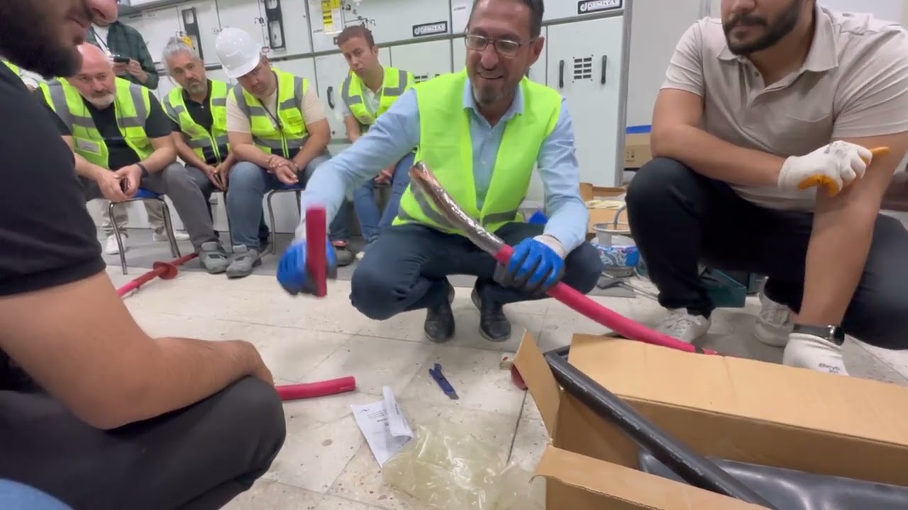 Xlpe kablosuna muf ile kablo eki yapımı (1)