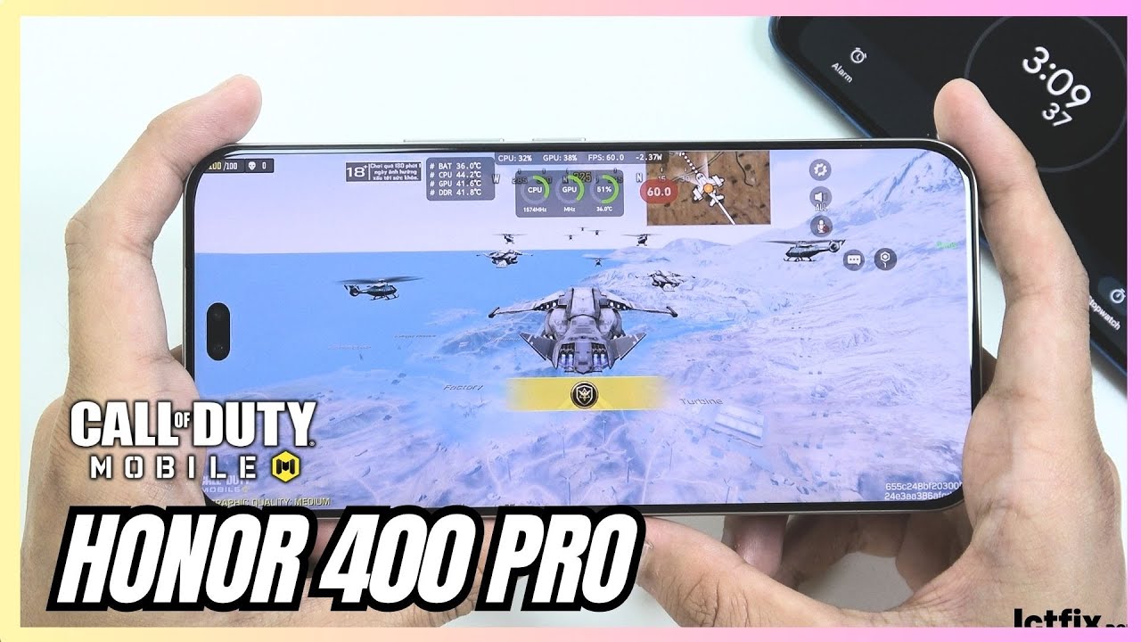 Honor 400 Pro Call of Duty Mobile Gaming test CODM | Snapdragon 8 Gen 3, 120 Hz Display