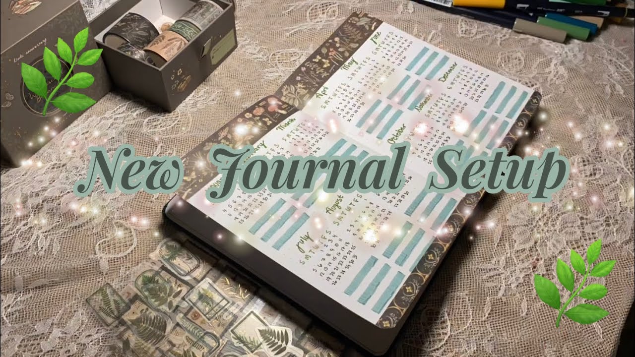 🌿 🎩 New Journal Setup 🪄🌿