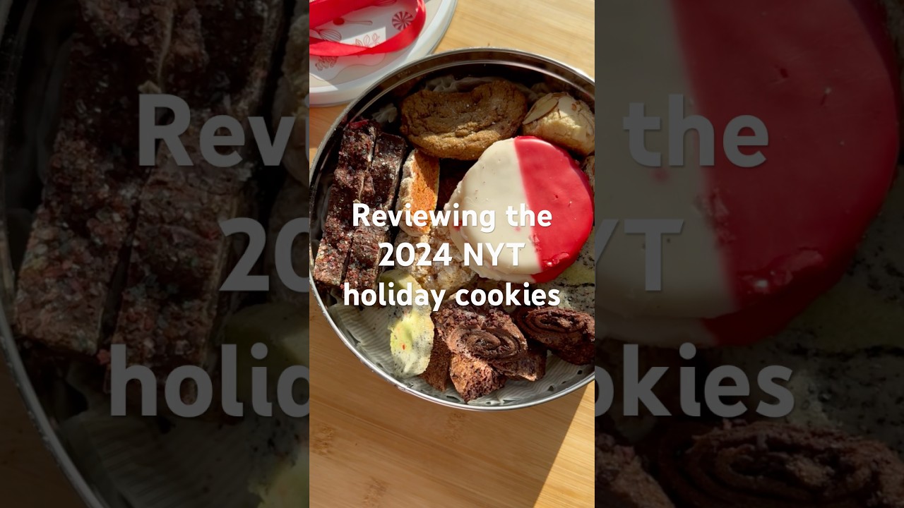 2024 NYT holiday cookies review, part 1