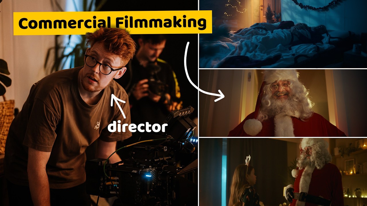 Реальный процесс подготовки к съемкам рекламного ролика режиссером.