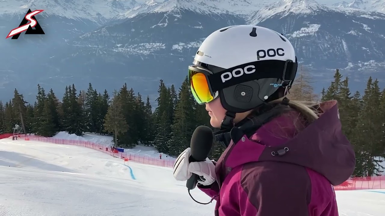 Les secrets de la piste du Mont Lachaux à Crans-Montana avec Charlotte Chable