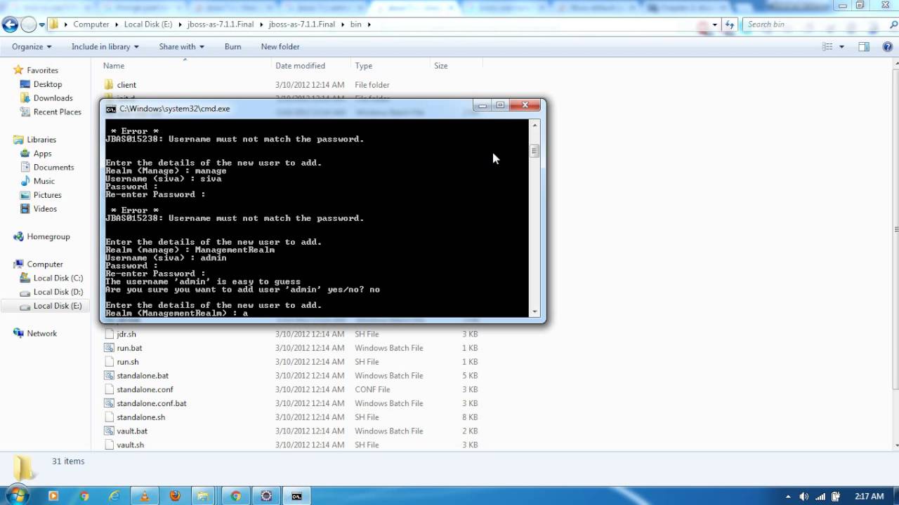 Ear Project running Through JBoss Server