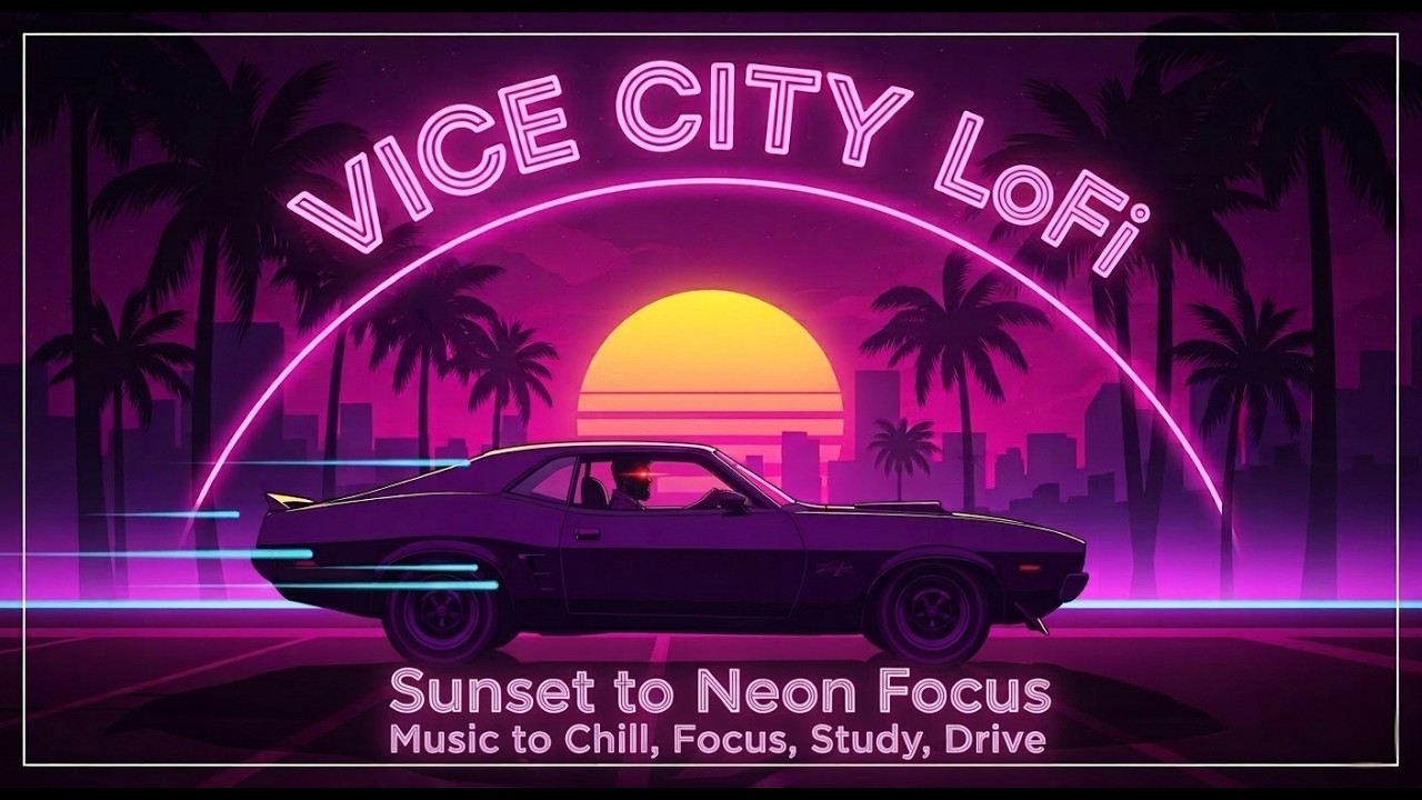 Vice City LoFi - Sunset to Neon Focus