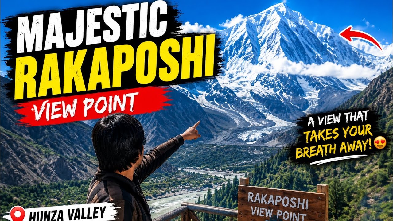 Majestic Rakaposhi View Point 🇵🇰 | Heaven on Earth in Hunza 😍