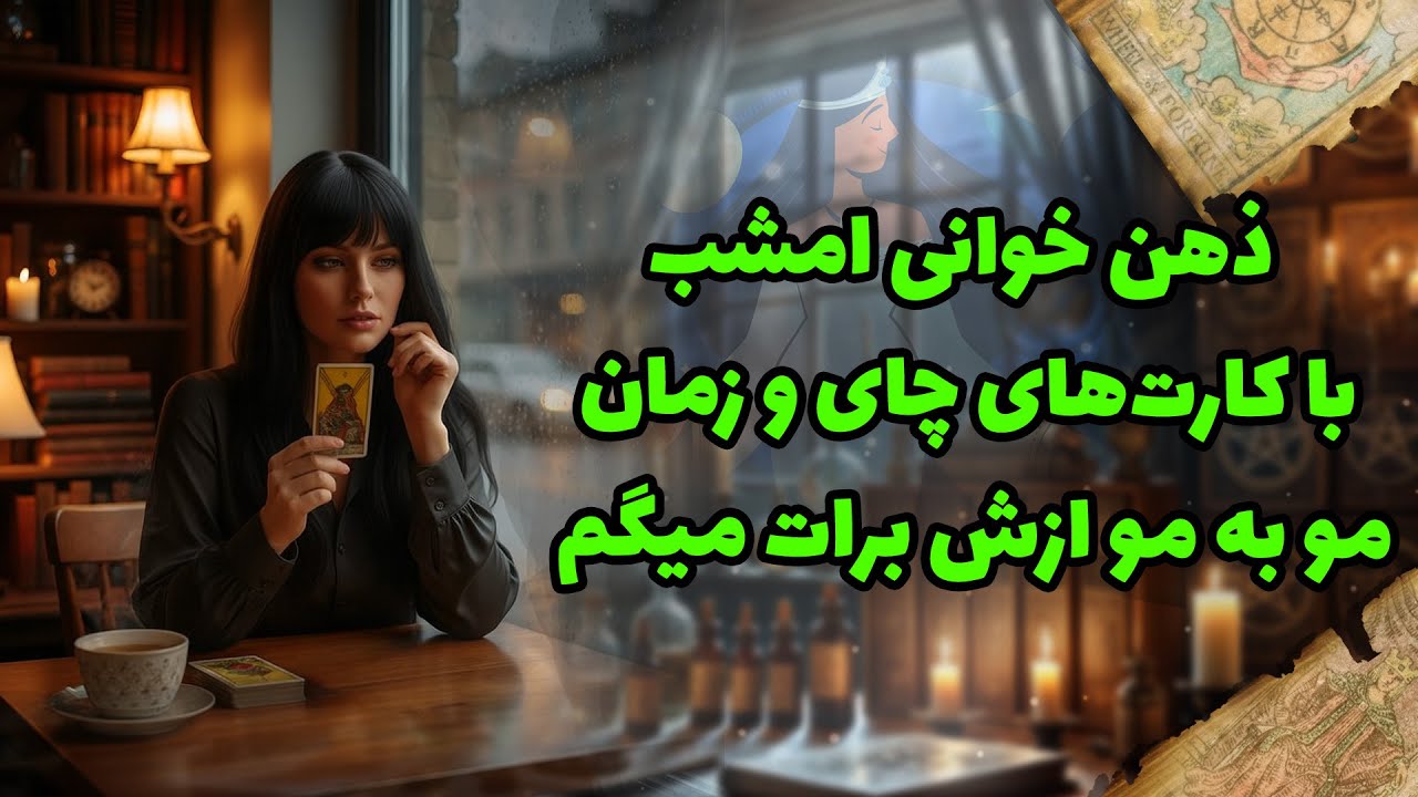 شراره تاروت کوچینگ - ذهن خوانی امشب با کارت‌های چای و زمان مو به مو ازش برات میگم
