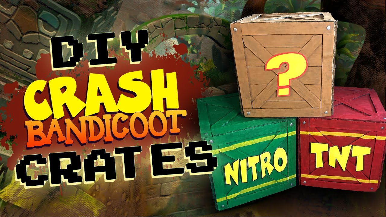 Making Three Crates from Crash Bandicoot - Halloween Party 2023