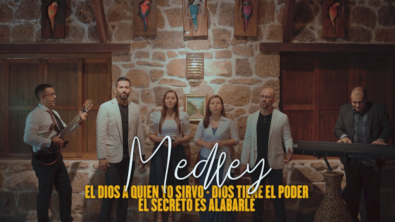 Grupo Angel - Medley El Dios a Quien Yo Sirvo/Dios Tiene el Poder/El Secreto es Alabar. (Cover)