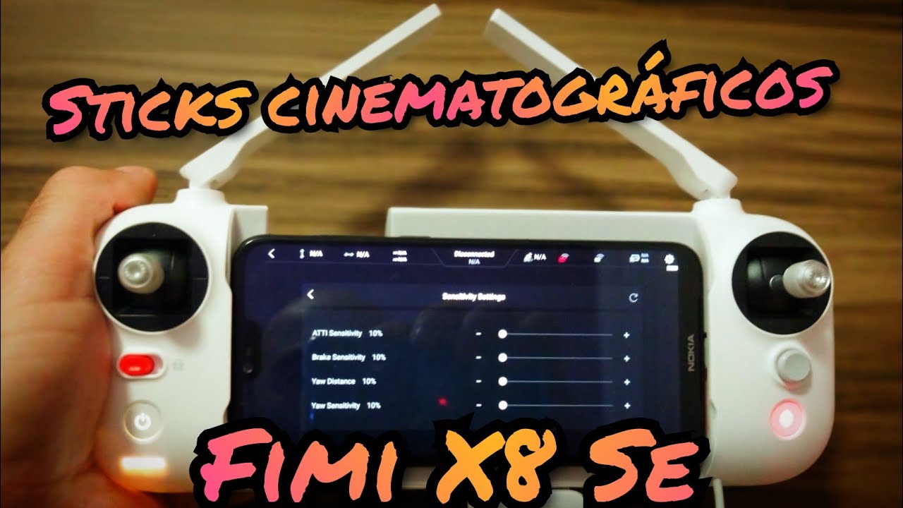Como Configurar Controle Fimi X8 Se 2018|2020 para ficar suave nos movimentos