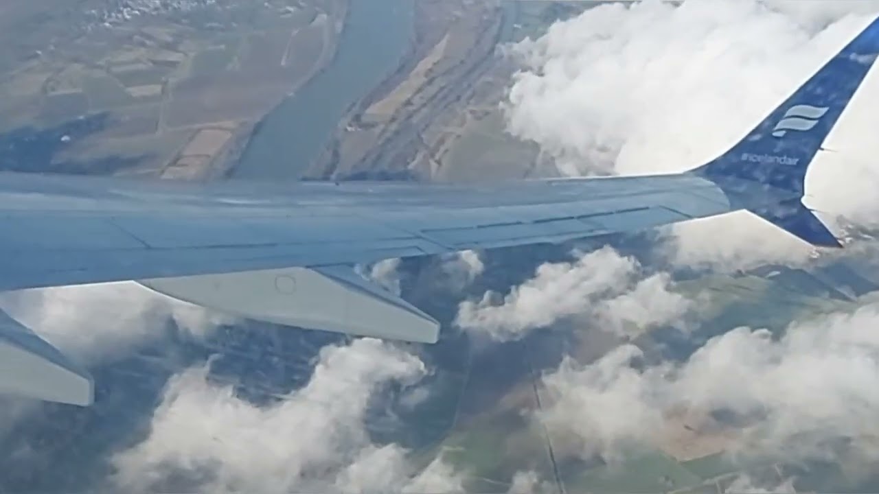 Through Airplane Window Seat - Rare Greenland View | Fly with Icelandair