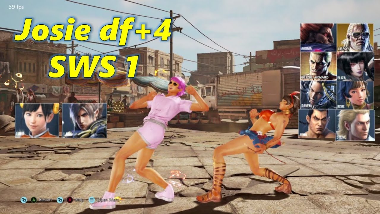 Characters that can escape Josie SWS 1 (Switch Stance) | Tekken 7 Season 3
