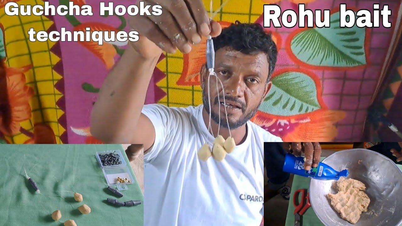 Fishing Technique in Guchcha Gal Hooks Rohu Fishing Bait Amjad Khan Fishing