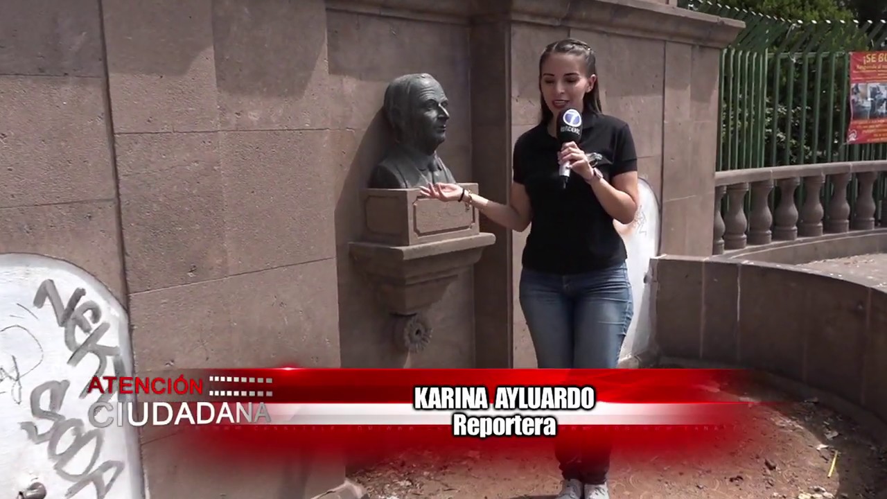 Basura y poca atención se percibe en la entrada del Parque Morales.