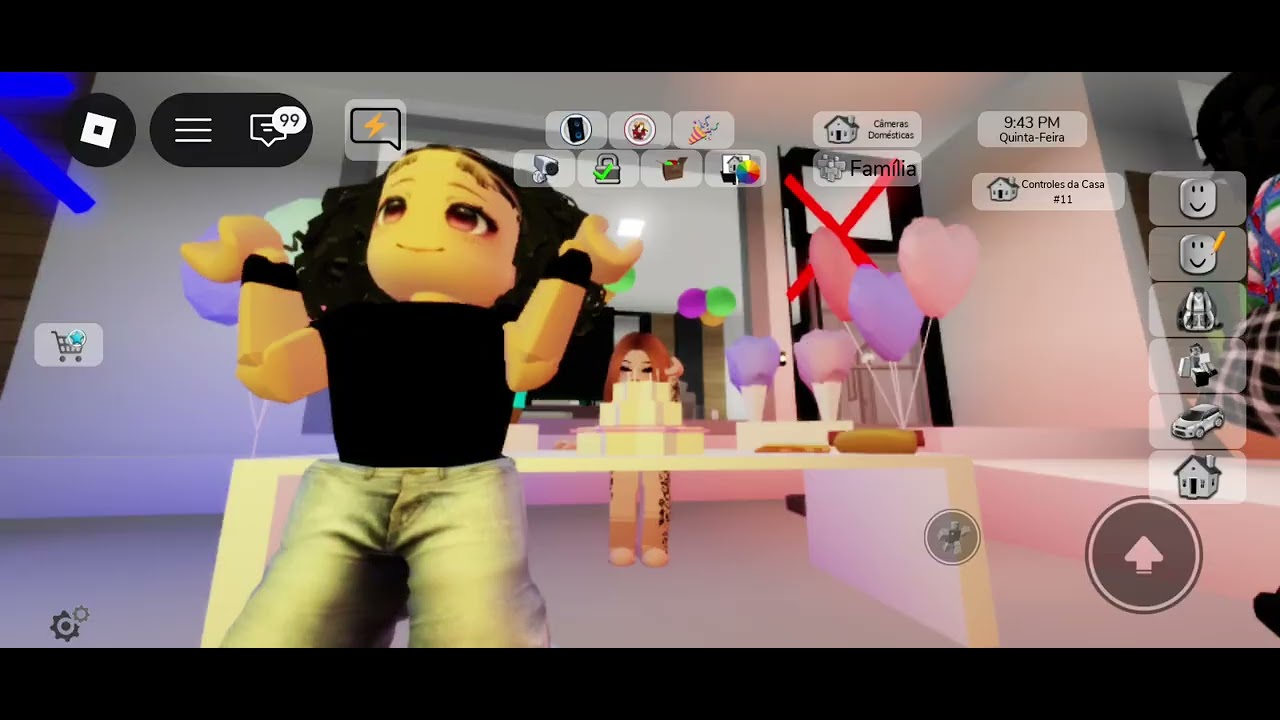 Festa de 103 inscritos no brokhaven(roblox)