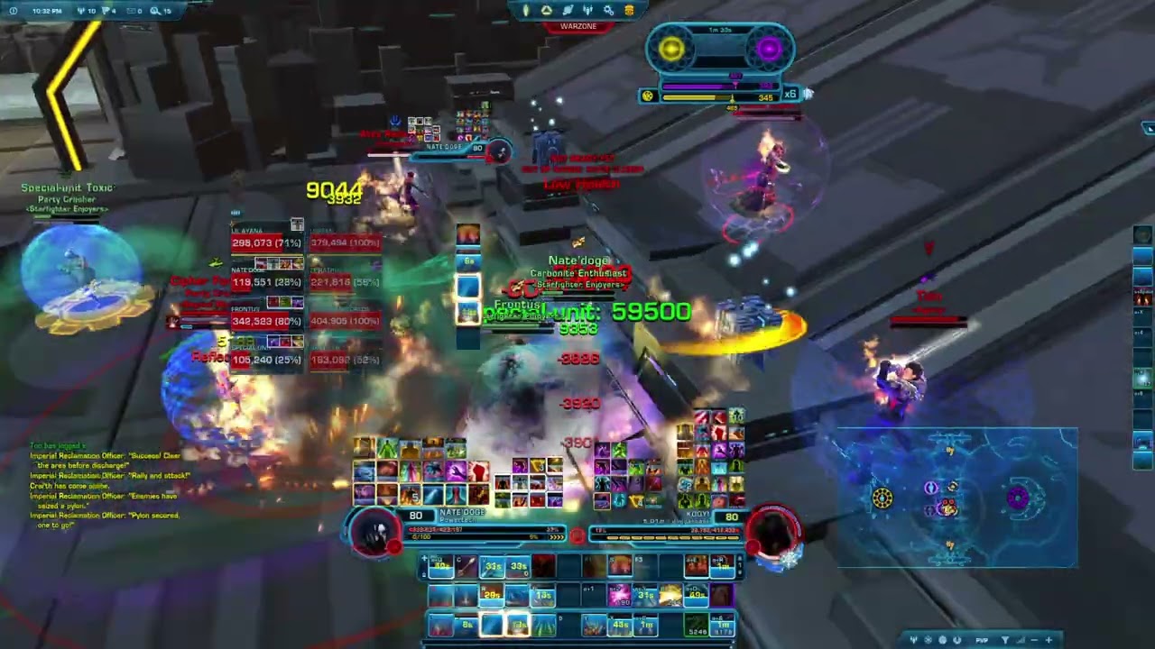 19k DPS Hypergate | Pyrotech PowerTech | Patch 7.7 | SWTOR PVP Gameplay 2025