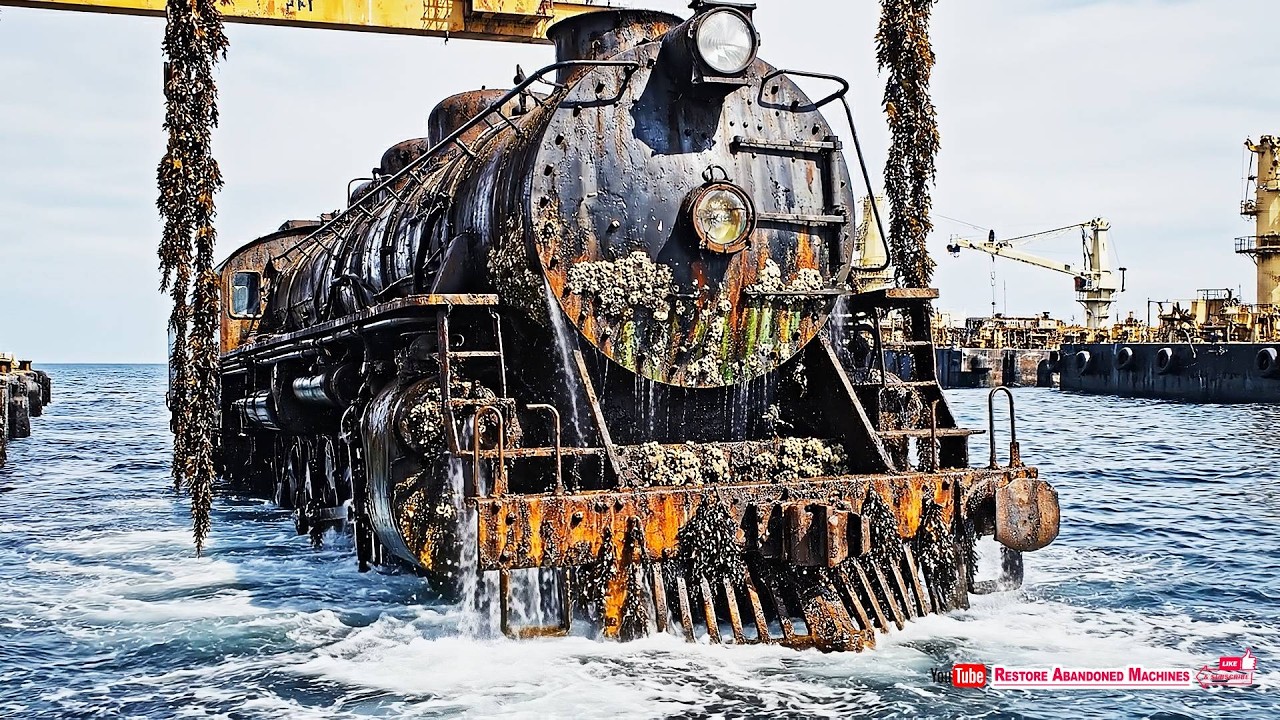 Epic Steam Train Restoration – Abandoned Locomotive Revived!