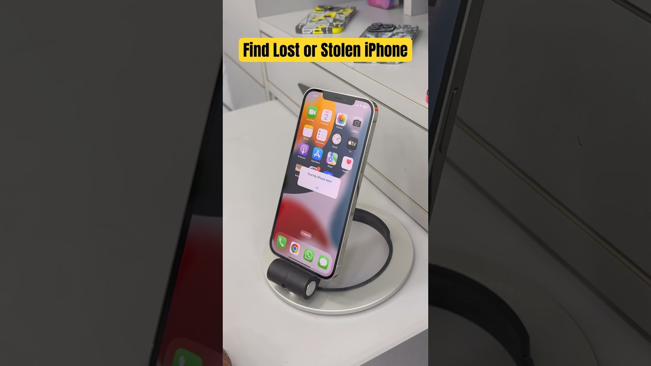 Find Lost or Stolen iPhone @articwoodtech #apple #trendingshorts #iphonetips #findmydevice