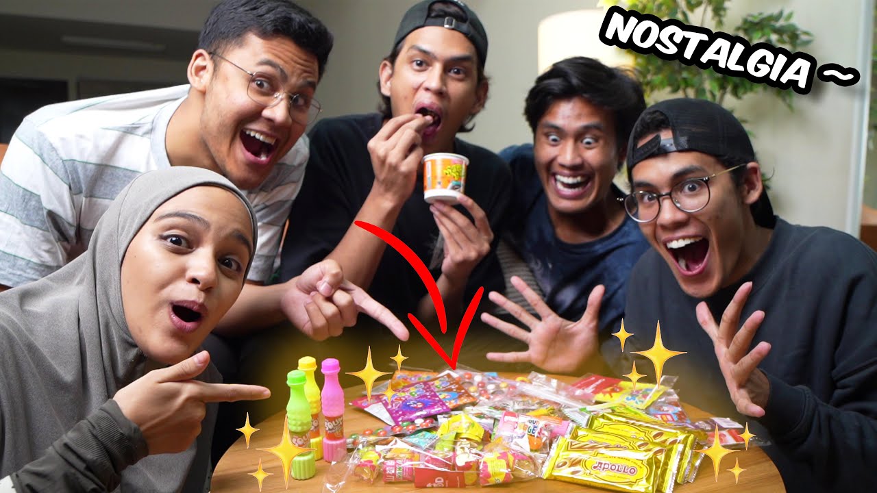 REACTION MAKAN MAKANAN 15 TAHUN DULU !!! *PATUTLA MAK TAK BAGI MAKAN DULU~*