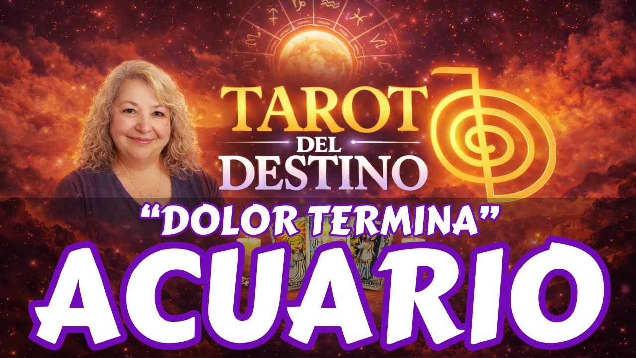 ACUARIO ♒ TU DOLOR DESAPARECE… LLEGA UNA FELICIDAD DURADERA | Tarot del Destino #acuario