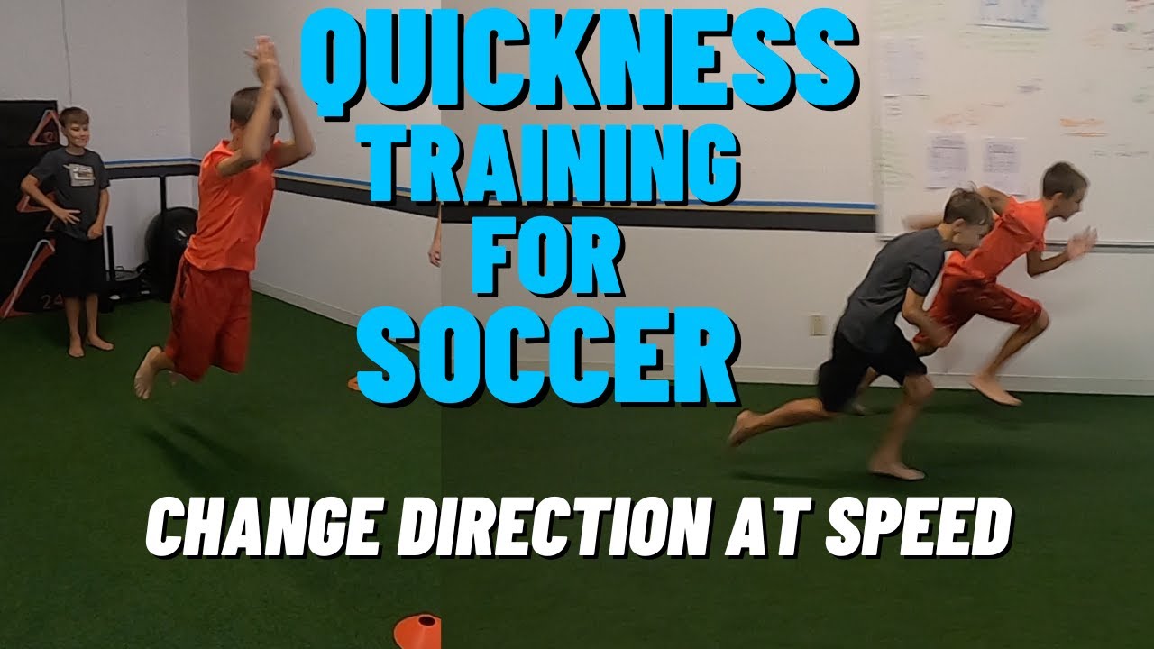 Changing Direction At Speed For Soccer | Youth Athlete Change Of Direction Training