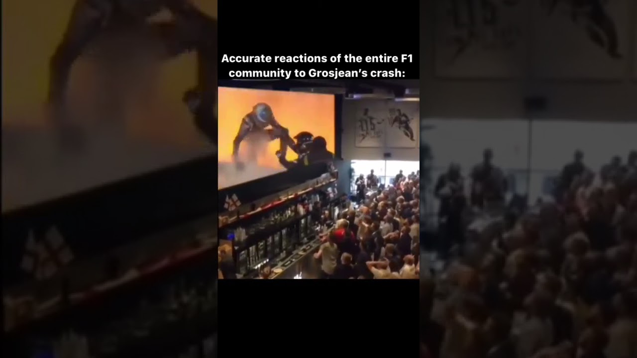 Accurate reactions of the entire F1 community to Grosjean's crash