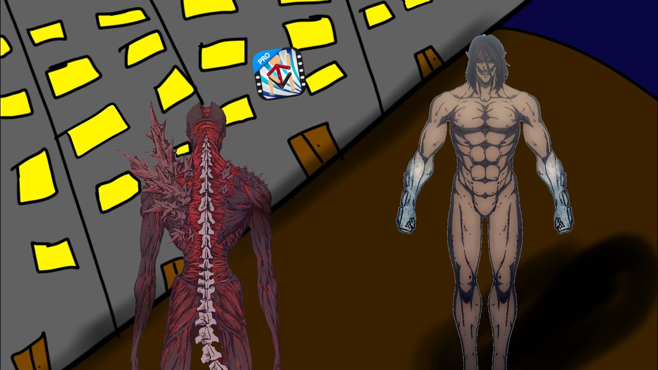 FIFTH FORM SHIN VS EREN YEAGER(STICKNODES)